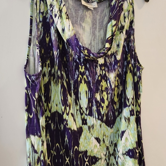 Tahari Arthur S. Levine Drape Tank Size Large.  $13 - Picture 7 of 8